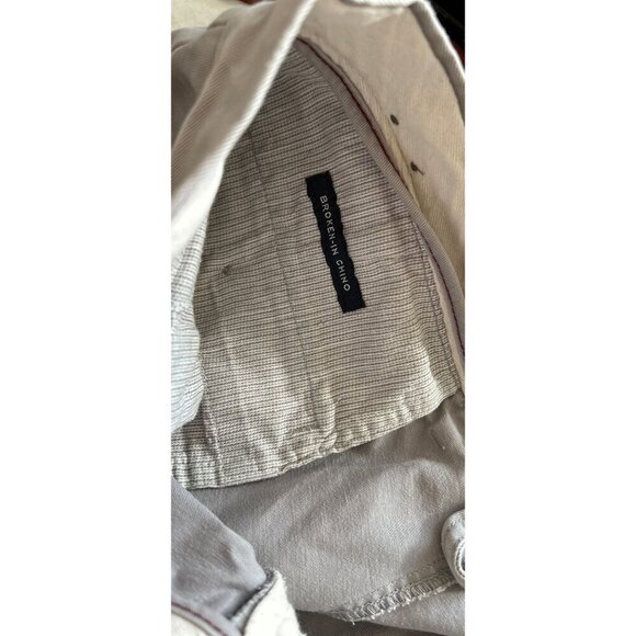 J.CREW BROKEN-IN Casual Pants Cotton Chino Khaki Size 31/32 - Picture 8 of 8